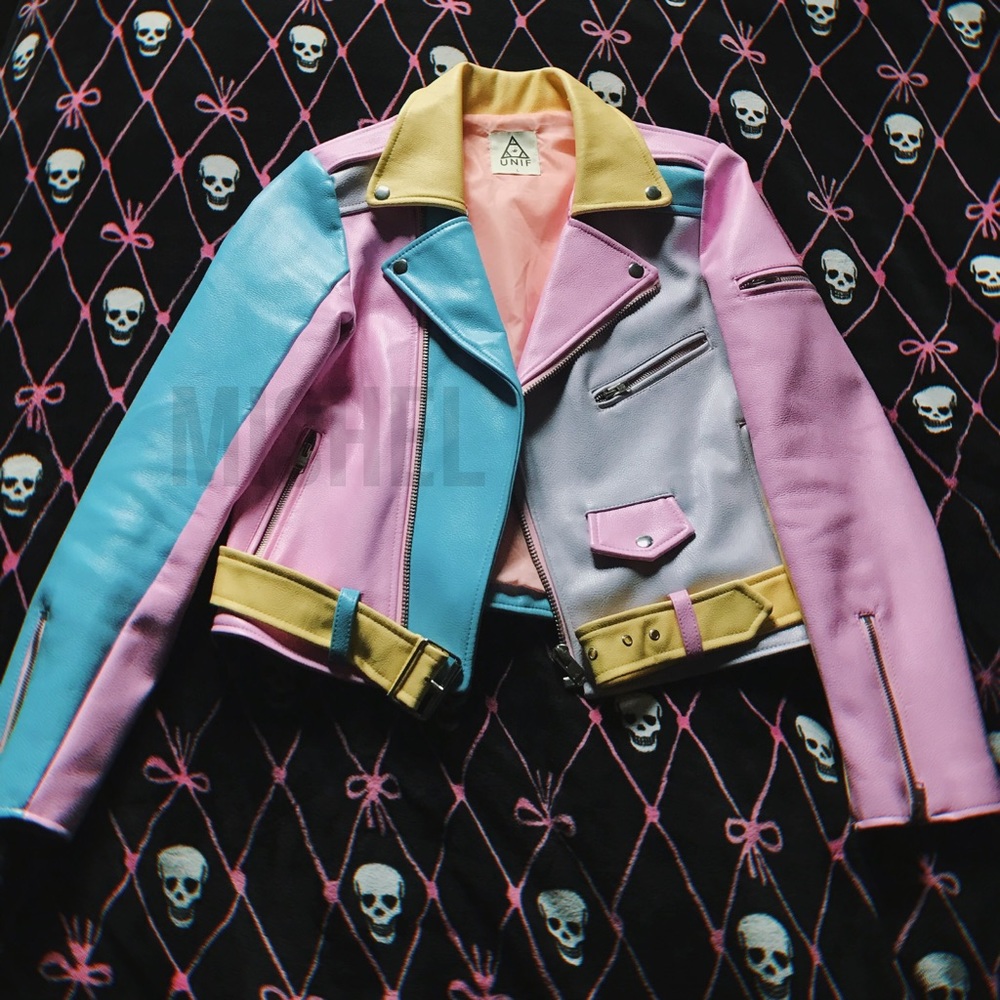 {RESERVED} UNIF • Pastel Moto Jacket